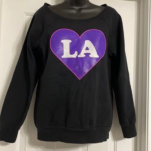 Los Angeles Black Sweatshirt Sz M